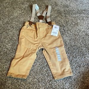 Baby B’Gosh Pants with Suspenders. 6 months NWT